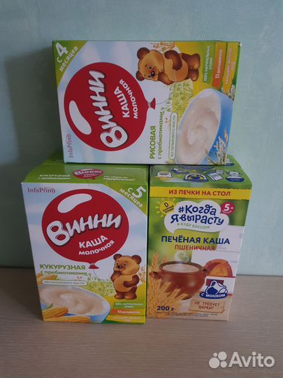 Каши молочные детские