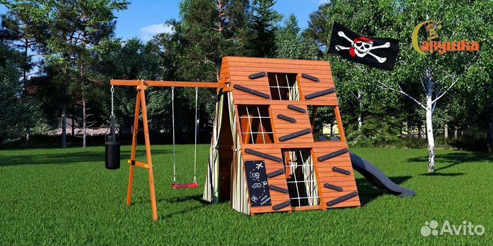 Игровая площадка для улицы Савушка База 2