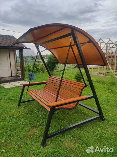 Качель садовая лофт+матрас в подарок