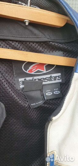 Куртка кожаная мотоциклетная Alpinestars р.46,ориг