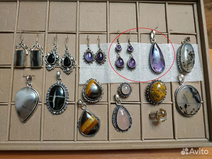 Бижутерия с натуральными камнями