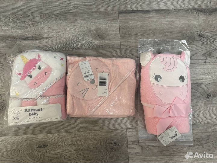 Детские полотенца с уголком 100 % хлопок