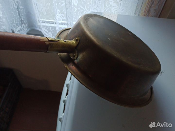 Латунный таз для варенья