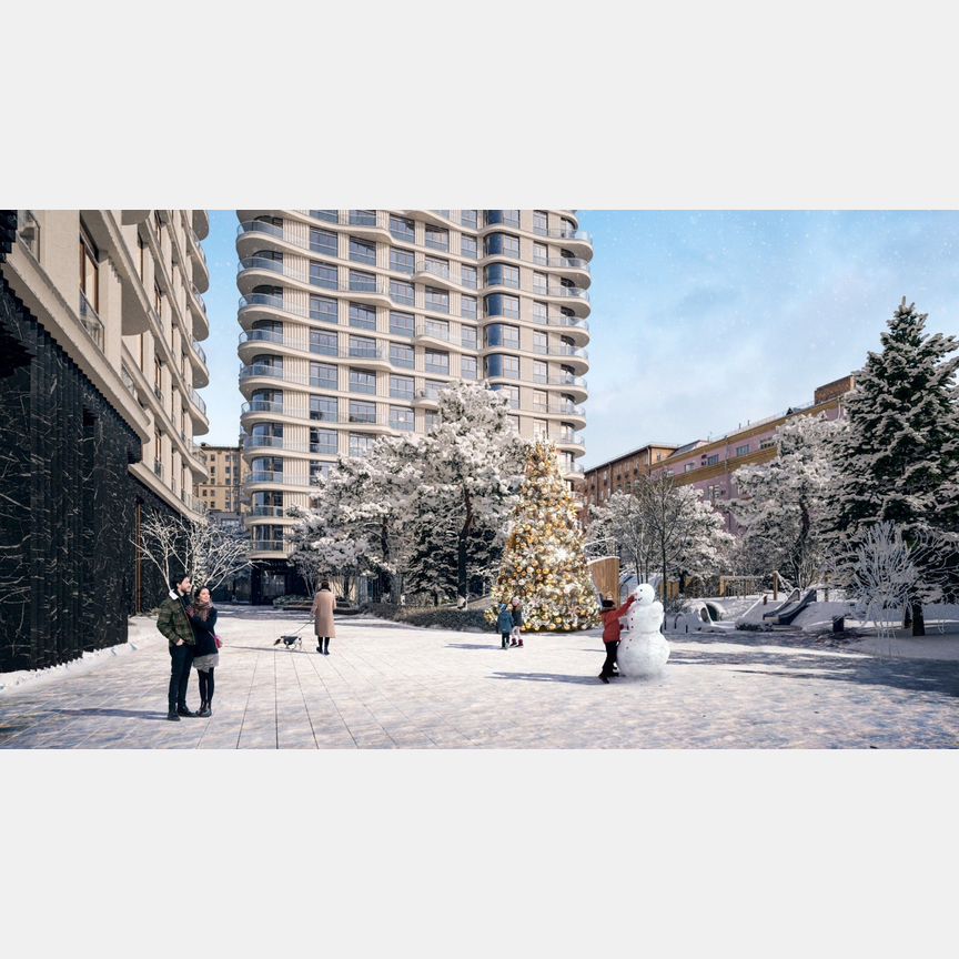 1-к. квартира, 68,5 м², 2/14 эт.