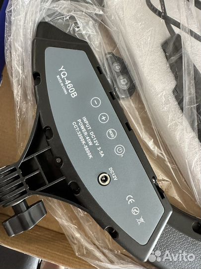 Кольцевая лампа со штативом 46см