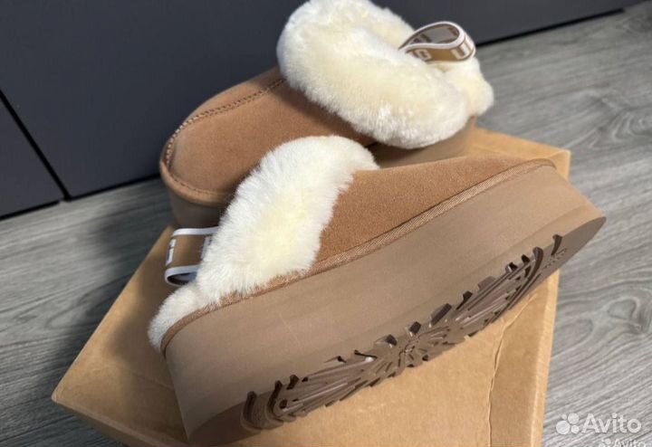 Меховые сандалии угги funkette slipper 37р