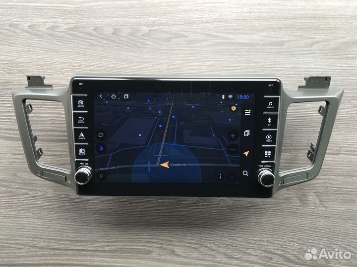 Магнитола Toyota RAV4+ физические кнопки