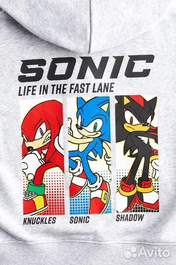 Новая Толстовка на молнии h&m Sonic