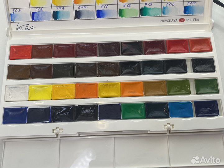 Набор акварельных красок