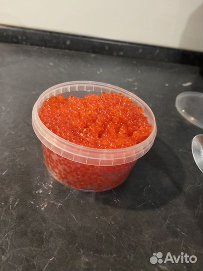 Красная икра кета
