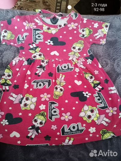 Летние вещи на девочку. 86-92, 92-98