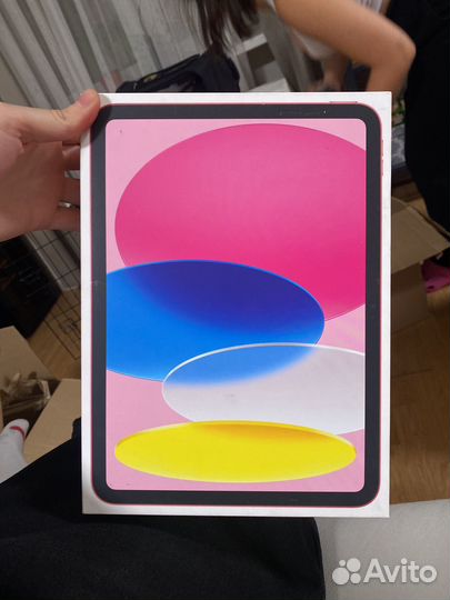 Коробка iPad 2022 10.9 розовый