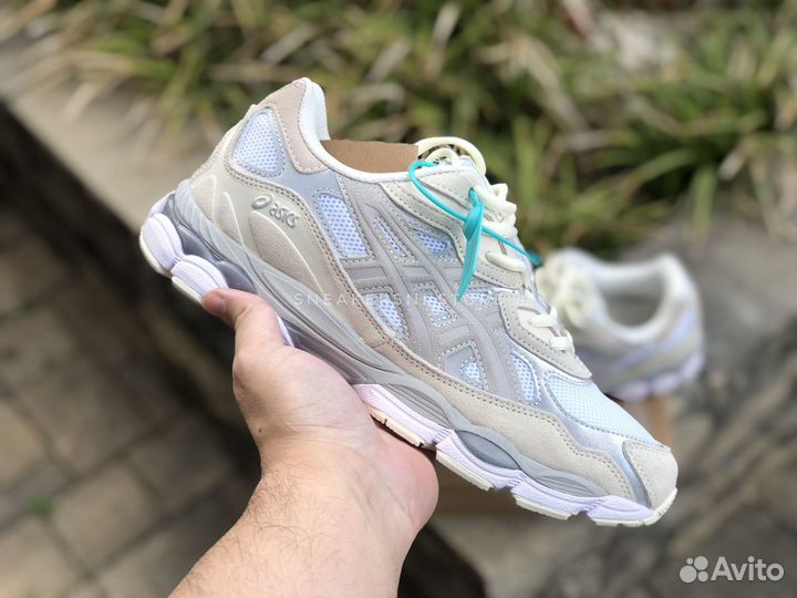 Кроссовки Asics Gel NYC White Oyster Grey