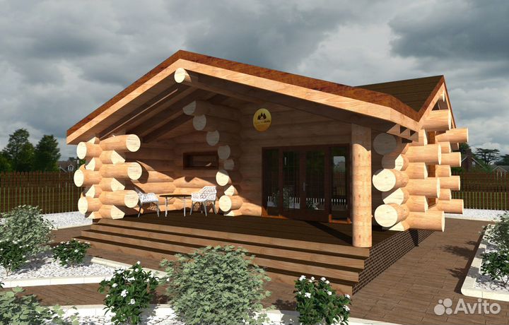 Срубы бань с доставкой и монтажом 3*3, 3*4, 3*5