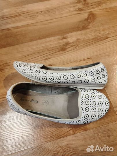 Балетки натуральная кожа