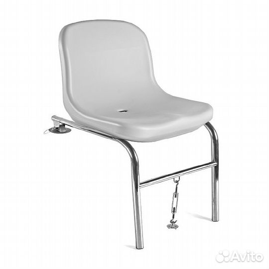 Стойка для сиденья с бортовым креплением в нл нерж