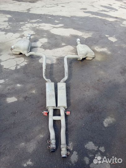 Глушитель с резонатором Audi A6 C6,4F 05-11 3.2