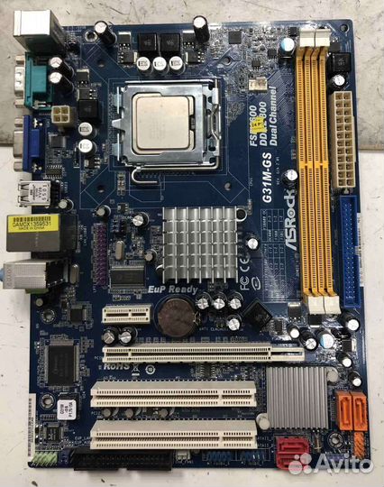 Материнская плата ASRock G31 и cpu x2 lga 775
