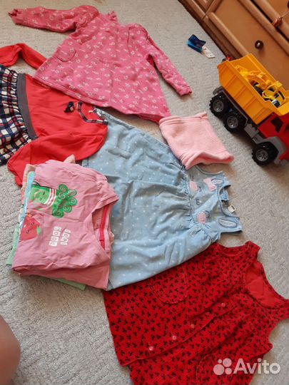 Вещи пакетом на девочку 92 98