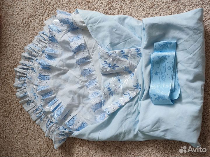 Конверт(одеялко) на выписку летний для мальчика