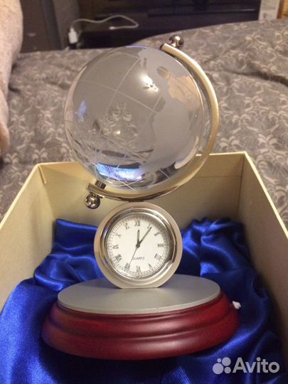 Настольный прибор шар хрустальный