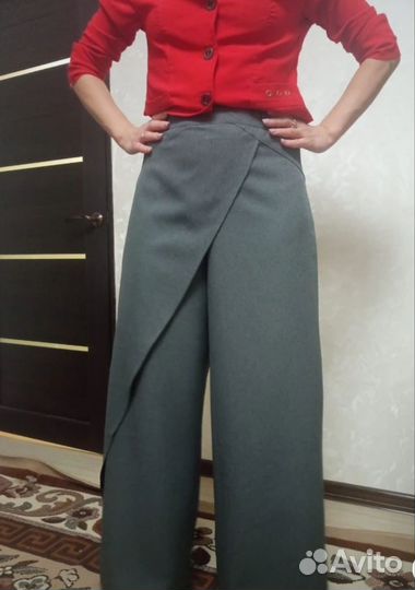 Брюки классические широкие палаццо