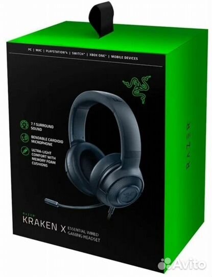 Наушники Razer kraken x