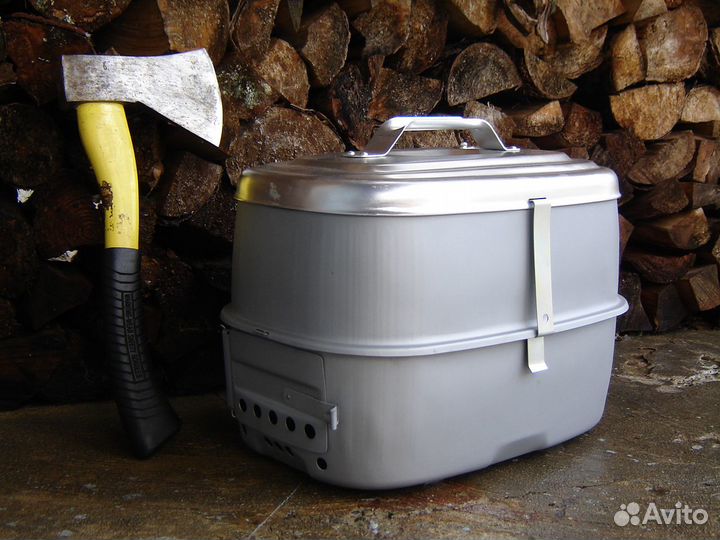 Печка Дымок туристическая переносная металлическая