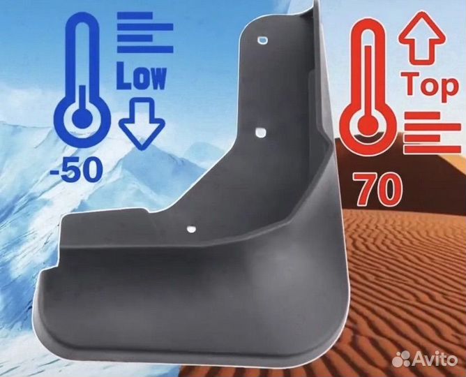 Брызговики BMW X1 E84 (2009-2015) комплект