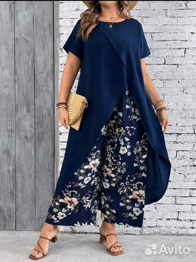 Женский костюм двойка 50-60