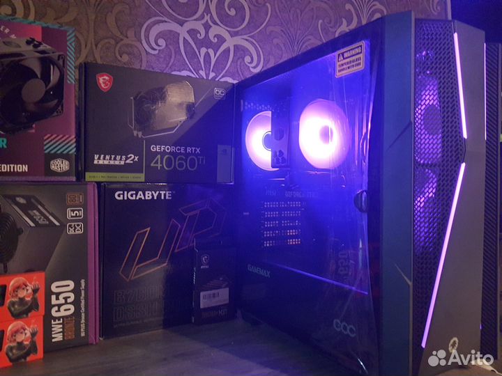 Новый Game Max PC RTX4060Ti 16GB+Core i5 12400F
