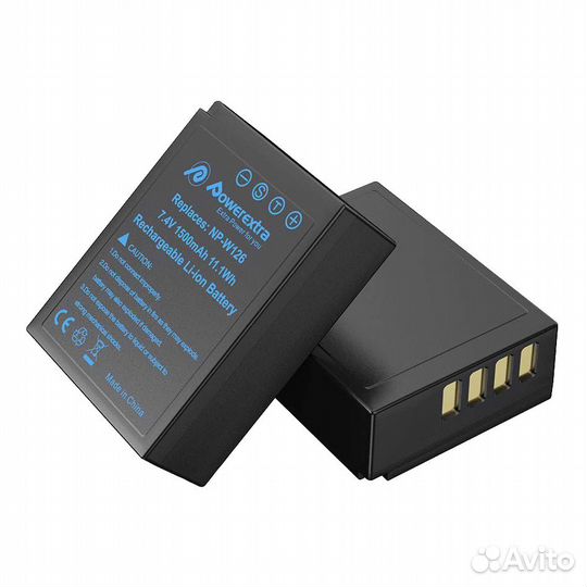 Зарядное устройство+2акб Powerextra NP-W126