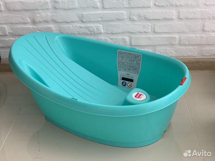 Ванночка с горкой для новорожденных OK baby