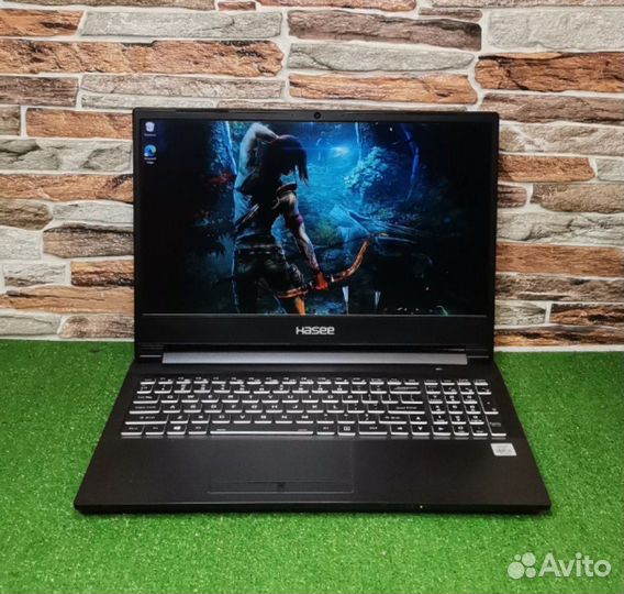 Игровой ноутбук hasee 144Герц i5 10го/RTX 3060 6Гб