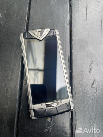 Vertu Constellation T нержавеющая сталь черная кожа аллигатора, 16 ГБ