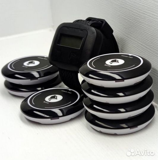 Кнопка вызова персонала, официанта с часами