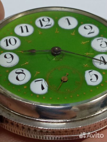 Серебряные часы 84 пробы