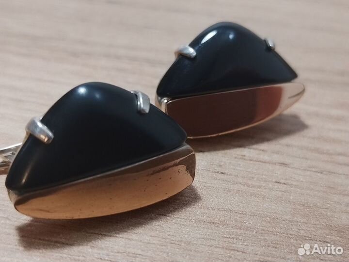 Серебро 925 Золото 375 Кольцо 18,5 р