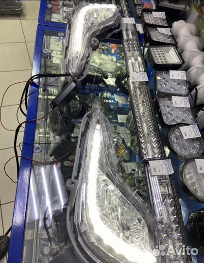 Противотуманные фары Solaris с дхо