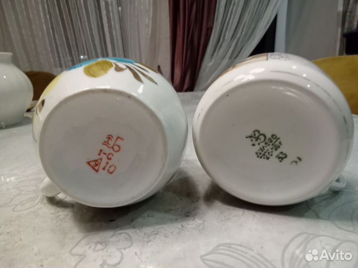 Молочник СССР и чашка