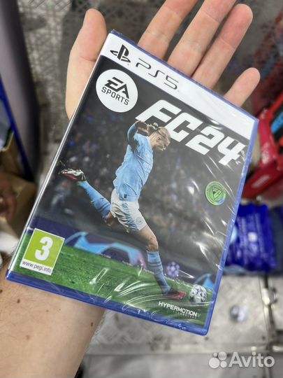 FC24 24 pc5 ps4 диск русский язык