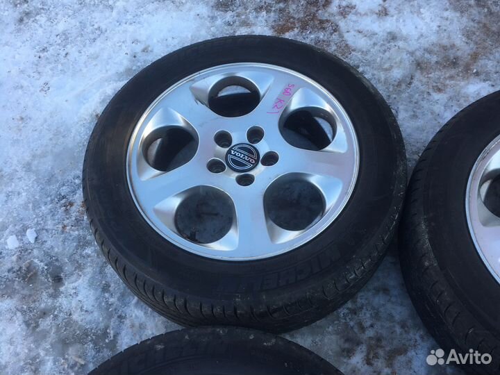 Диски r16 volvo с шинами Michelin 205-55-16