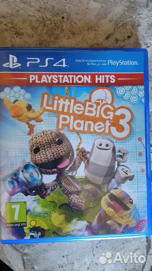 Диск с игрой для ps4,ps5 LittleBig Planet 3