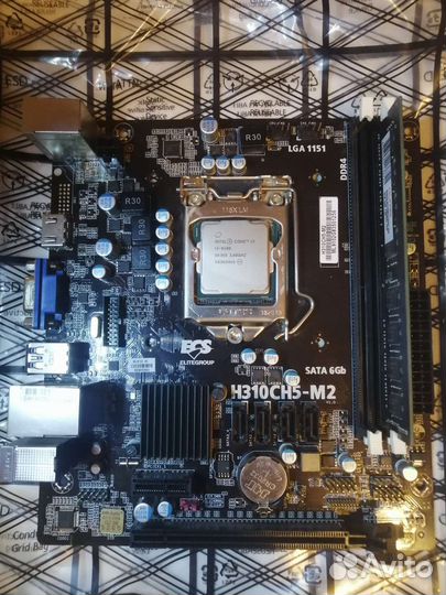 Материнская плата с процессором i3 8100