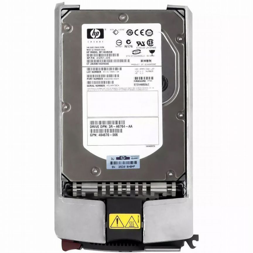 [BF1468B26B] Жесткий Диск Hp 146,8gb U320scsi 3.5" Bf1468b26b