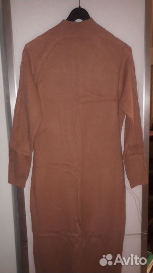 Платье трикотажное женское теплое 48 50