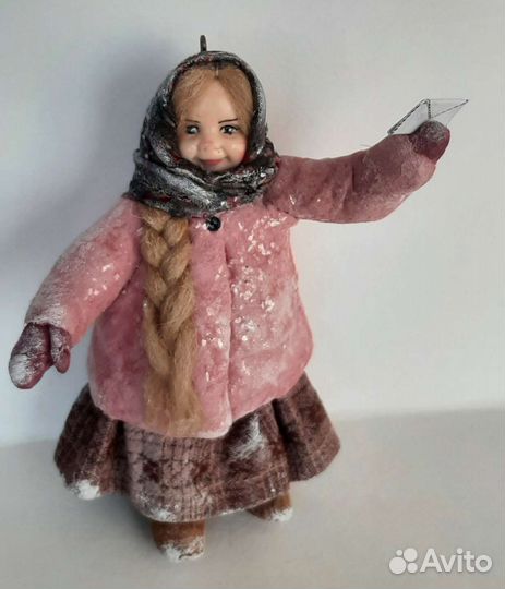 Ватные елочные игрушки