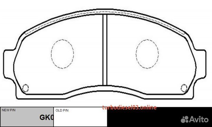 Колодки CTR GK0152 (CKF-7) GK0152 CTR