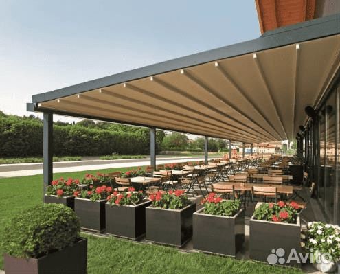 Навес для дачи, пергола, маркиза