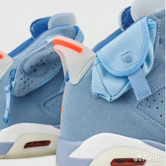 Кроссовки Air Jordan 6 x Travis Scott Light Blue